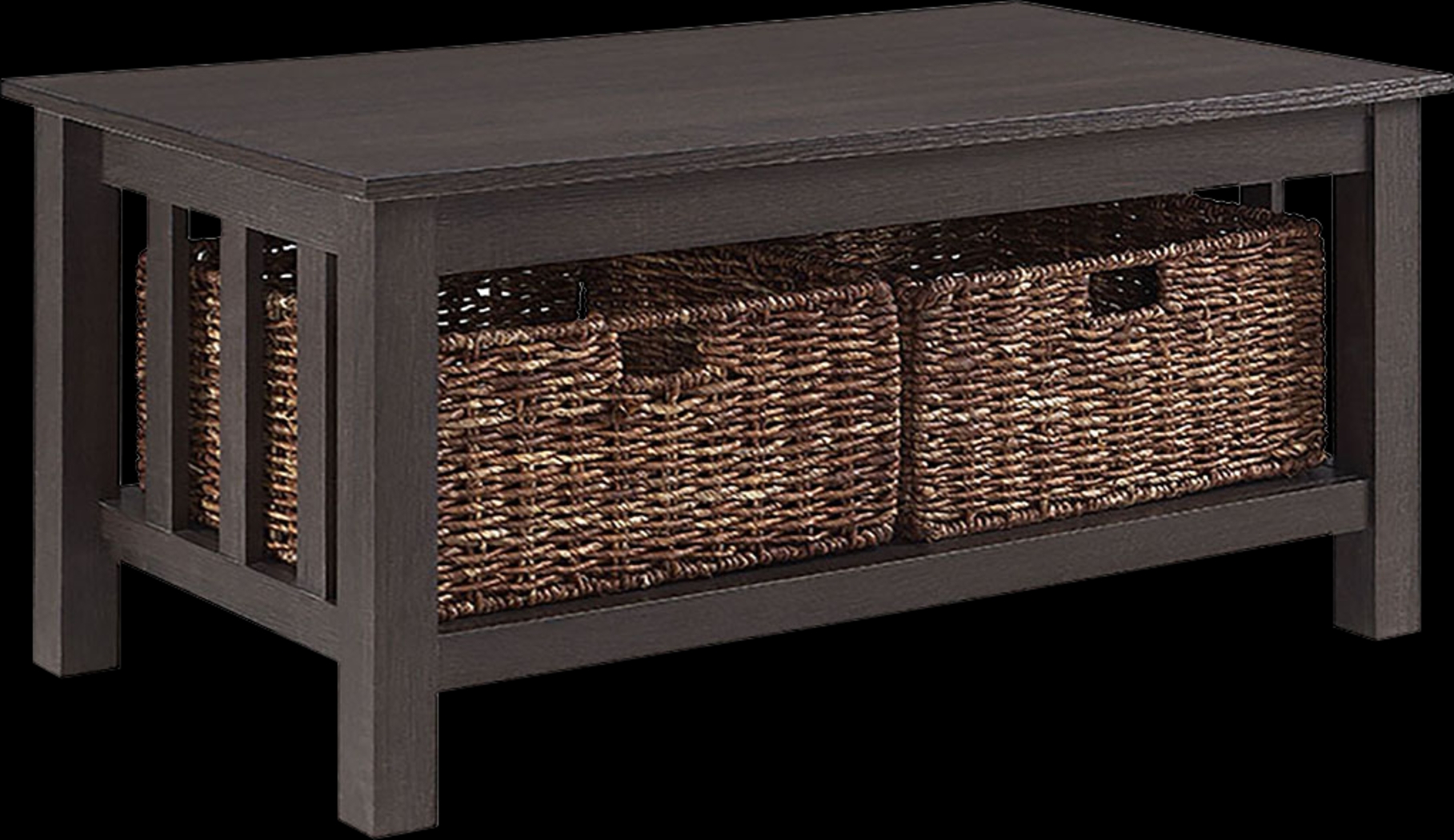 Amilly Espresso Cocktail Table - Thumbnail - Image 1