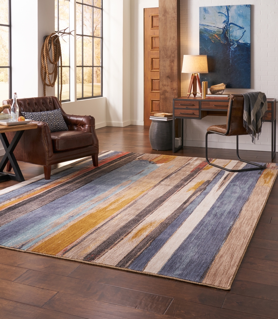 Amilyn Blue 8' x 11' Rug - Thumbnail - Image 2