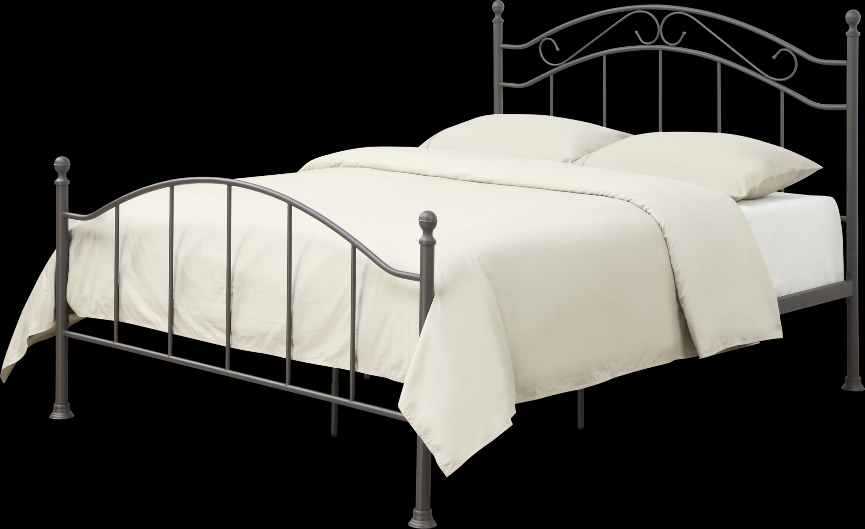 Amina Brown Queen Post Bed - Thumbnail - Image 1