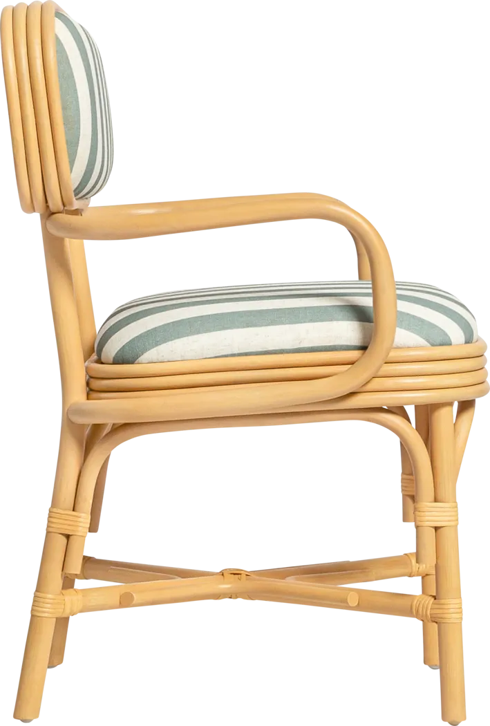 Aminah Green Arm Chair - Thumbnail - Image 2