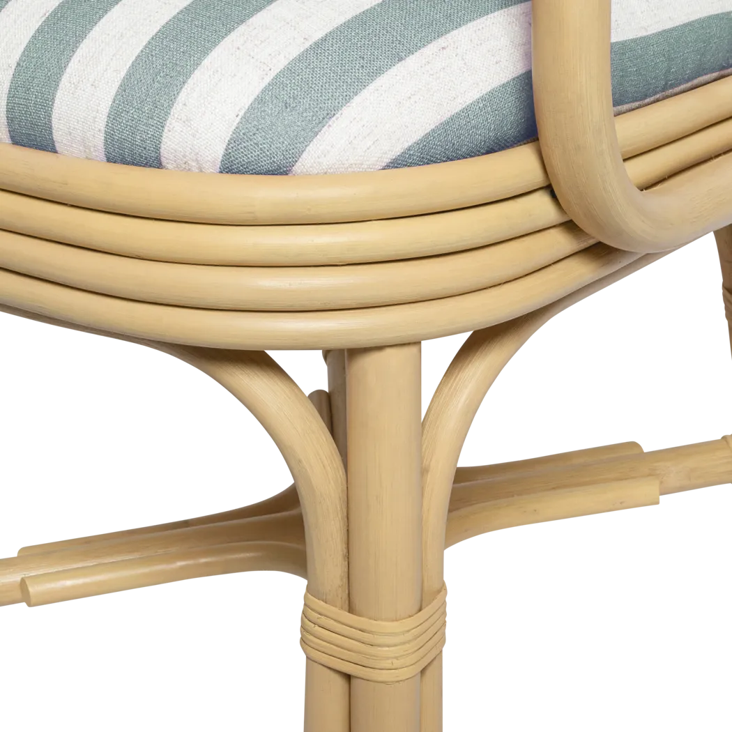 Aminah Green Arm Chair - Thumbnail - Image 6