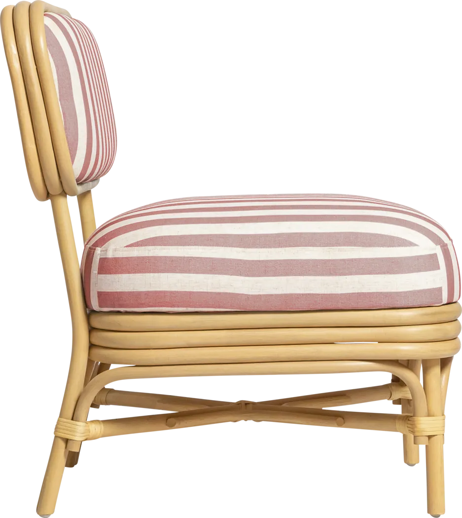 Aminah Red Accent Chair - Thumbnail - Image 2