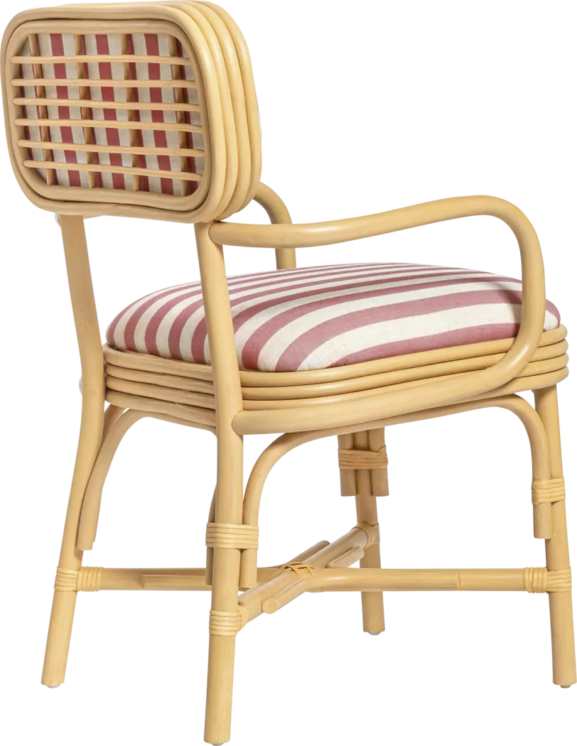 Aminah Red Arm Chair - Thumbnail - Image 2