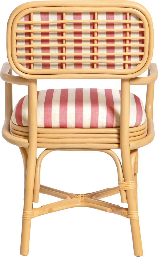 Aminah Red Arm Chair - Thumbnail - Image 4