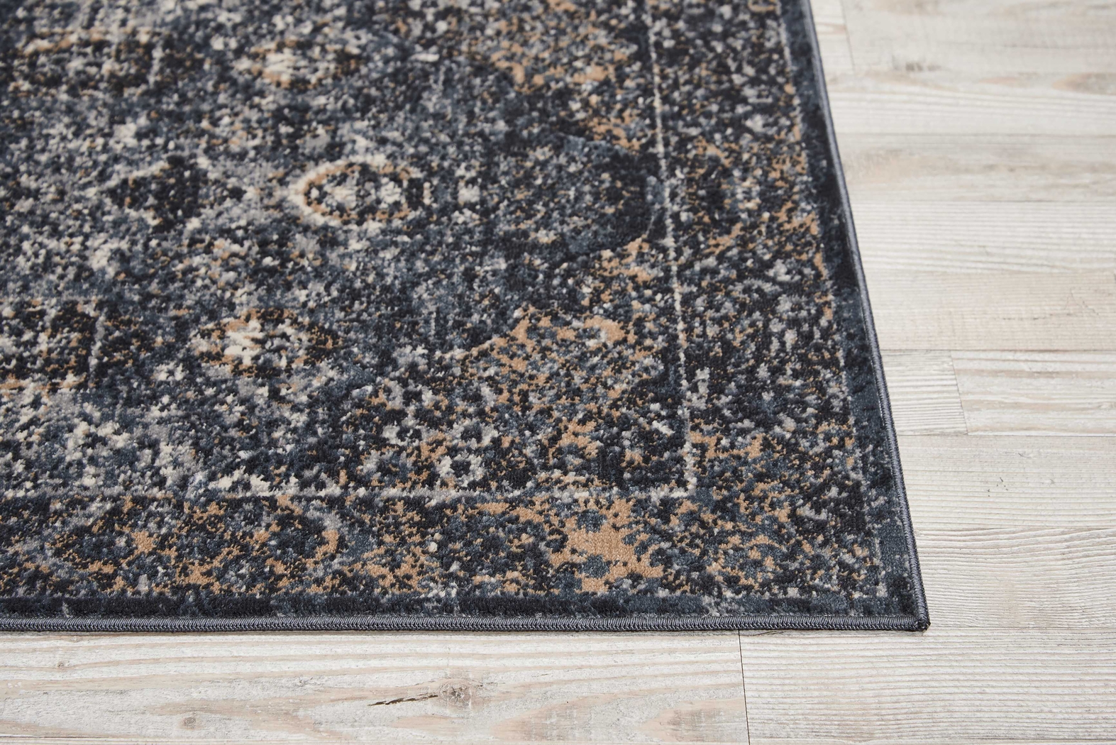 Amisia Navy 2'2 x 7'7 Runner Rug - Thumbnail - Image 2