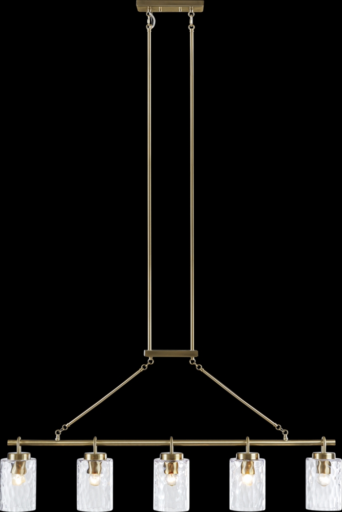 Amity Park Brass Chandelier - Thumbnail - Image 2