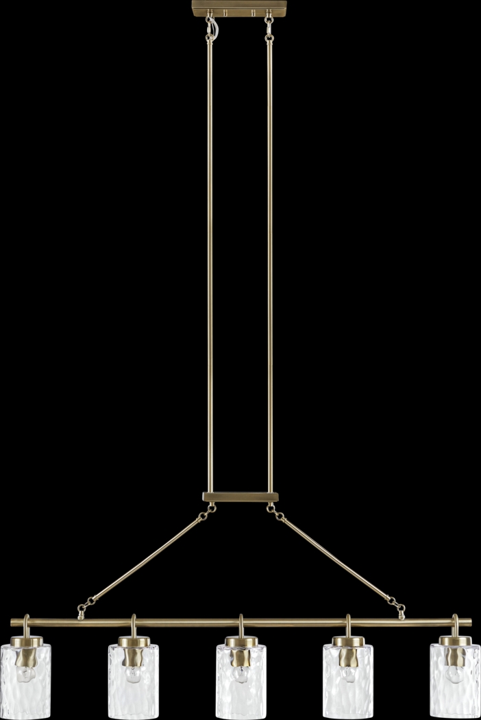 Amity Park Brass Chandelier - Thumbnail - Image 1