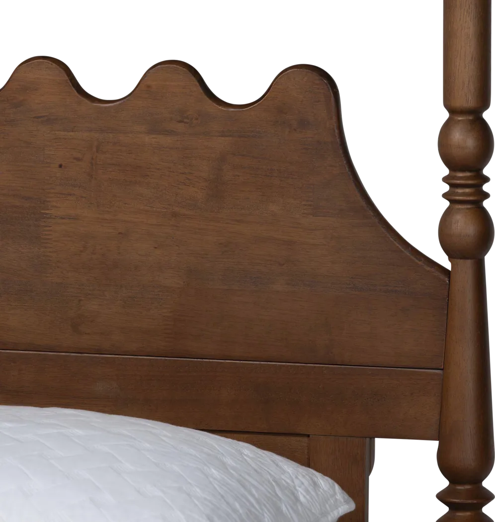 Amlai Brown King Platform Bed - Image 5