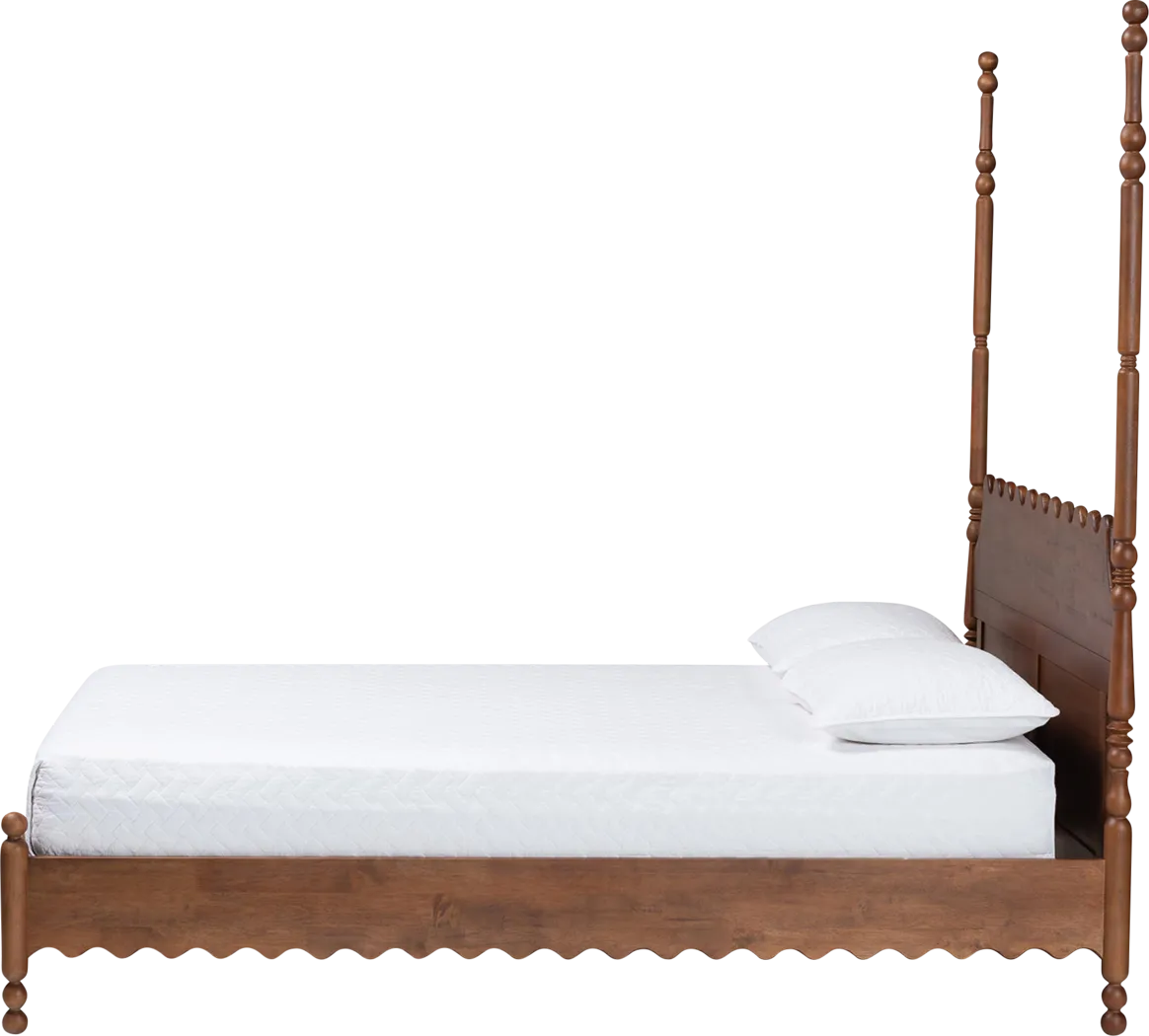 Amlai Brown King Platform Bed - Image 6