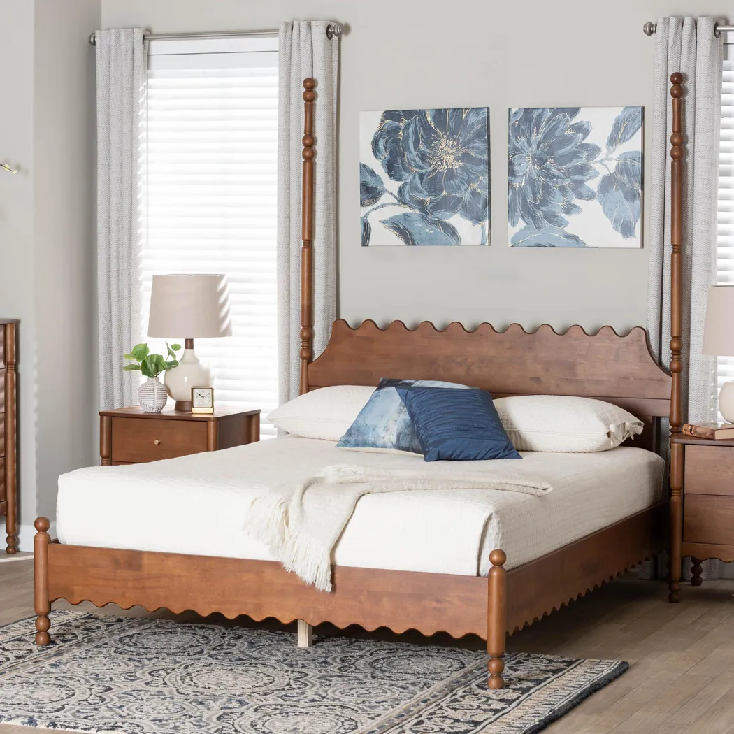 Amlai Brown Queen Platform Bed - Image 2