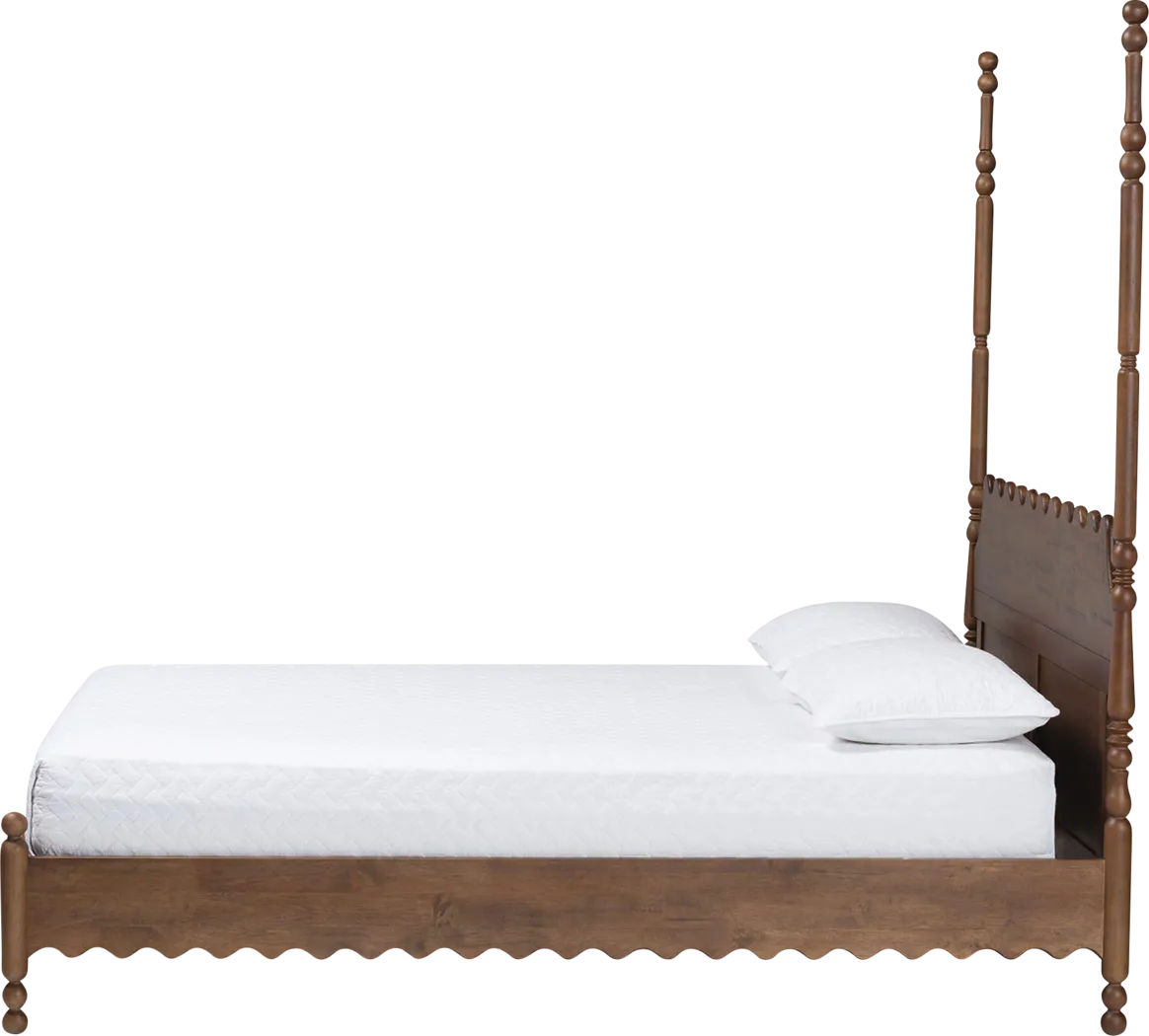 Amlai Brown Queen Platform Bed - Image 5