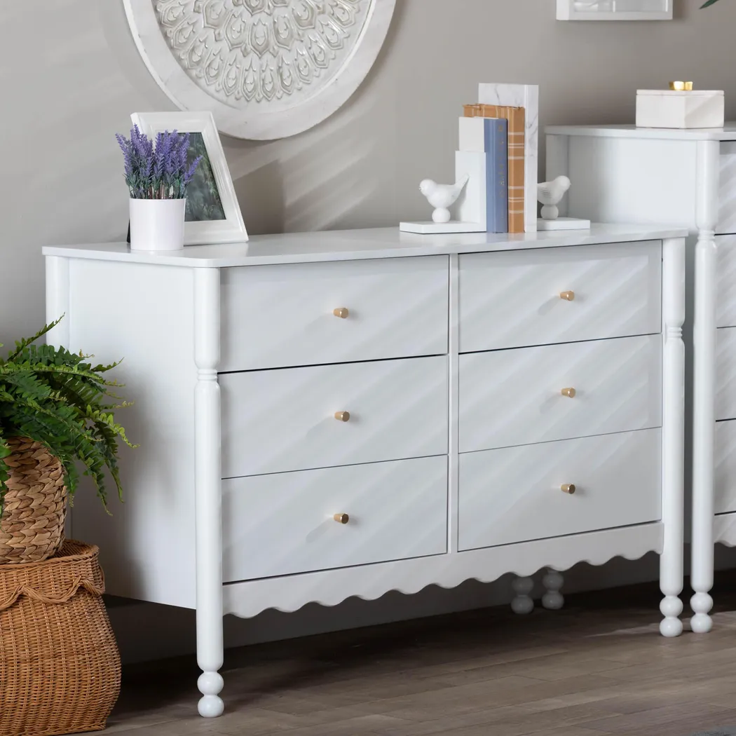 Amlai White Dresser - Image 2