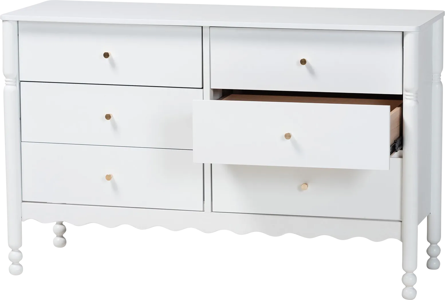 Amlai White Dresser - Image 5