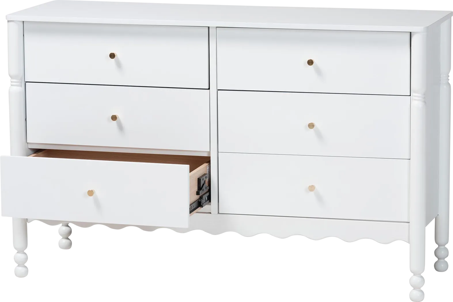 Amlai White Dresser - Image 6