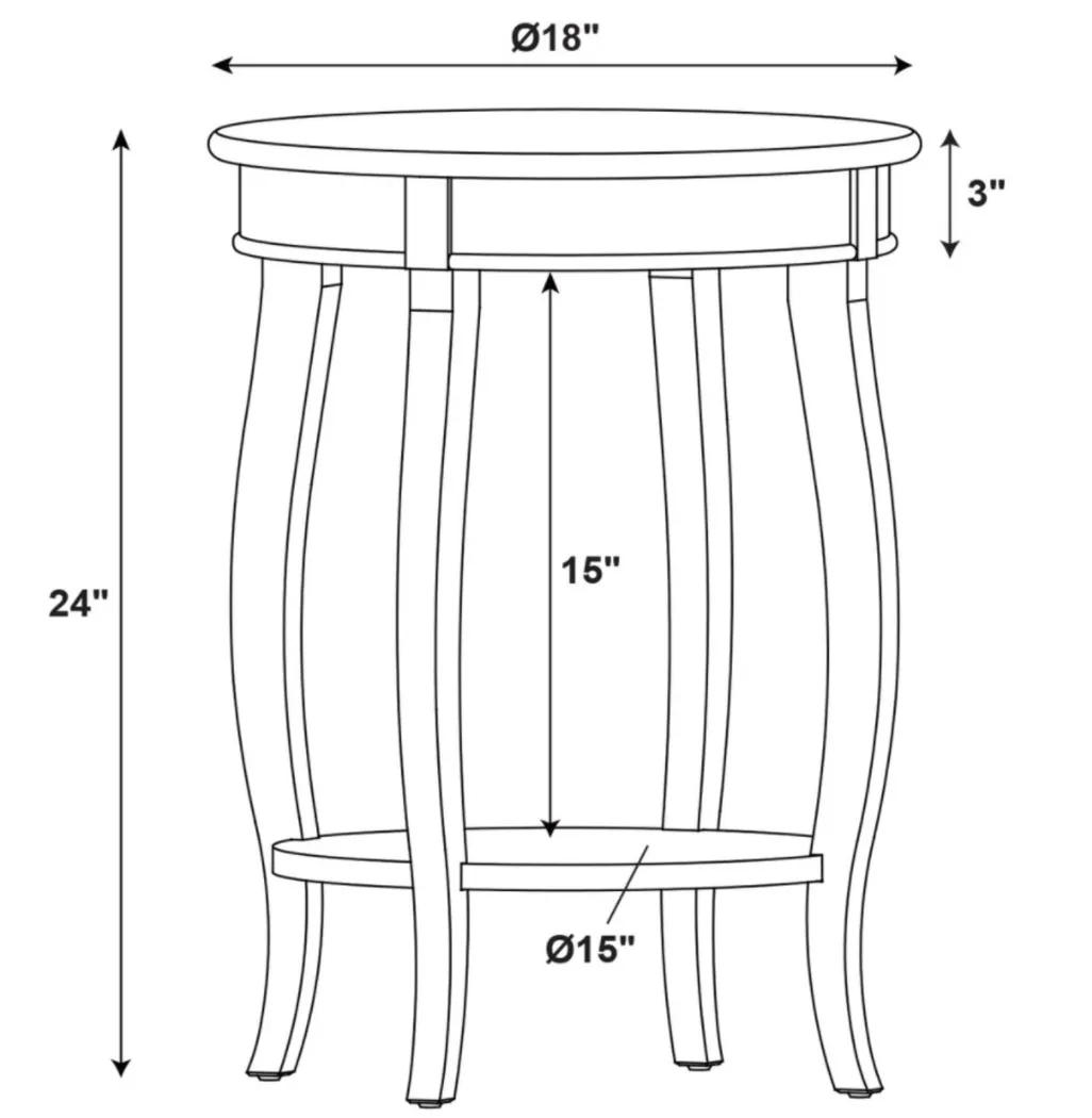 Amlinet Navy Side Table - Image 5