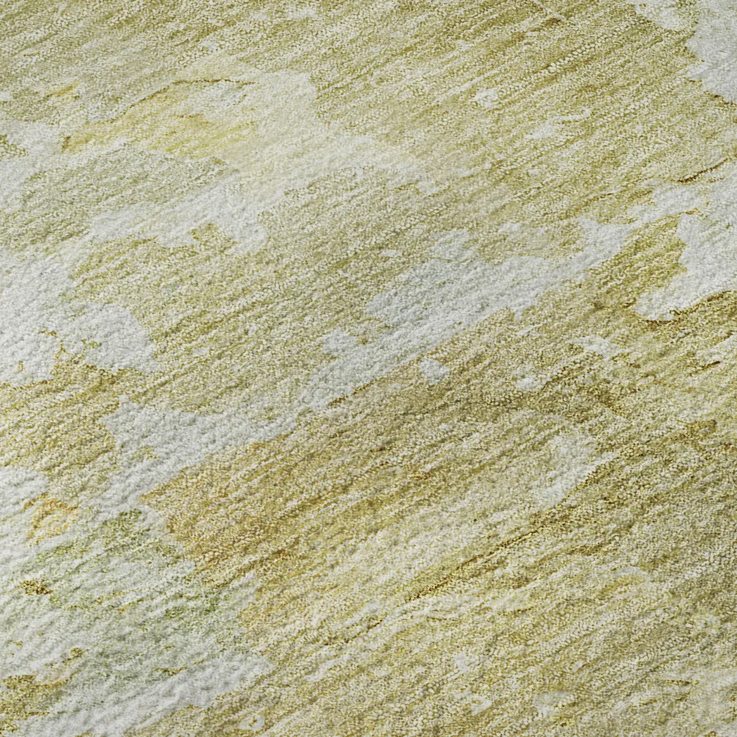 Amme Gold 5' x 8' Machine Washable Rug - Thumbnail - Image 3