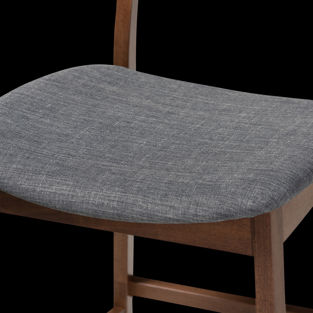 Ammerse Dark Gray Counter Stool, Set of 2 - Thumbnail - Image 5