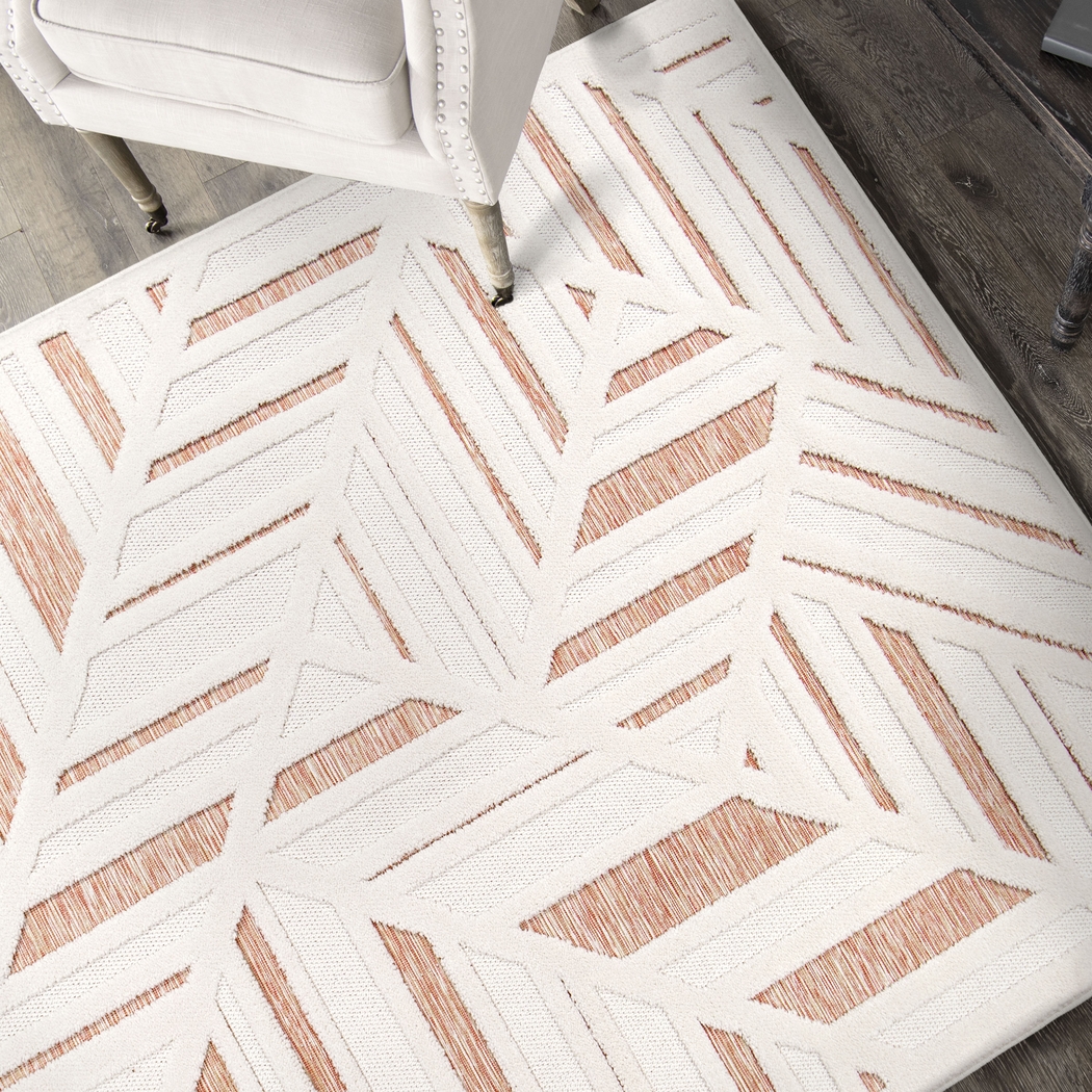 Ammie Orange 7'10 x 10'10 Rug - Thumbnail - Image 2