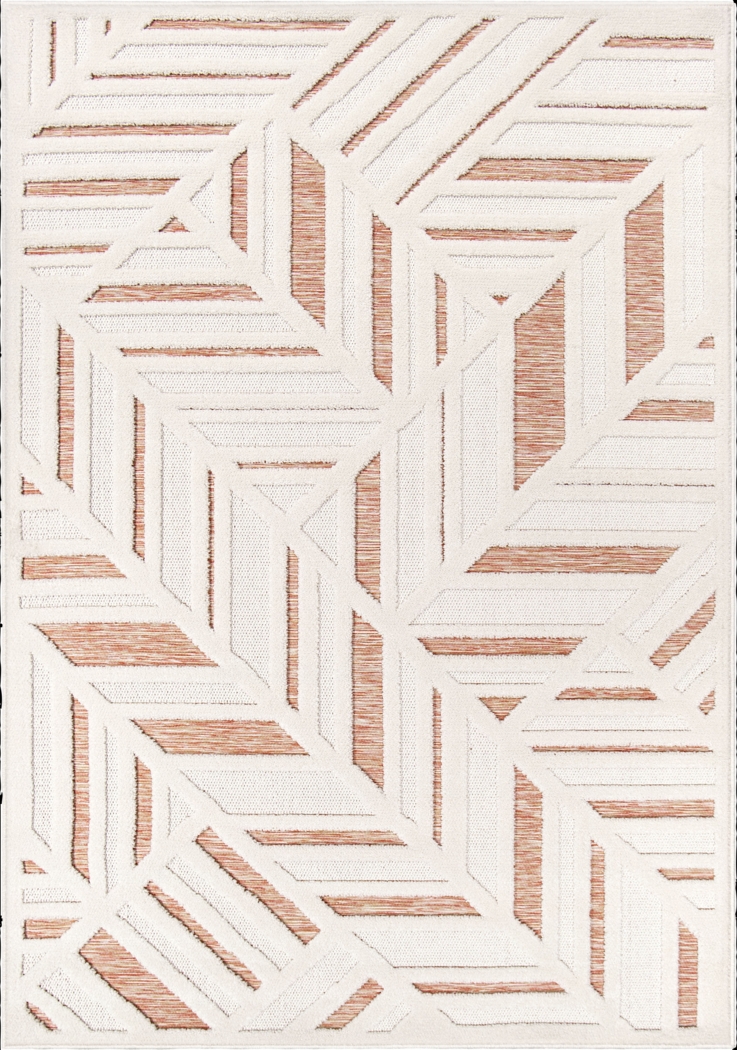 Ammie Orange 7'10 x 10'10 Rug - Thumbnail - Image 1