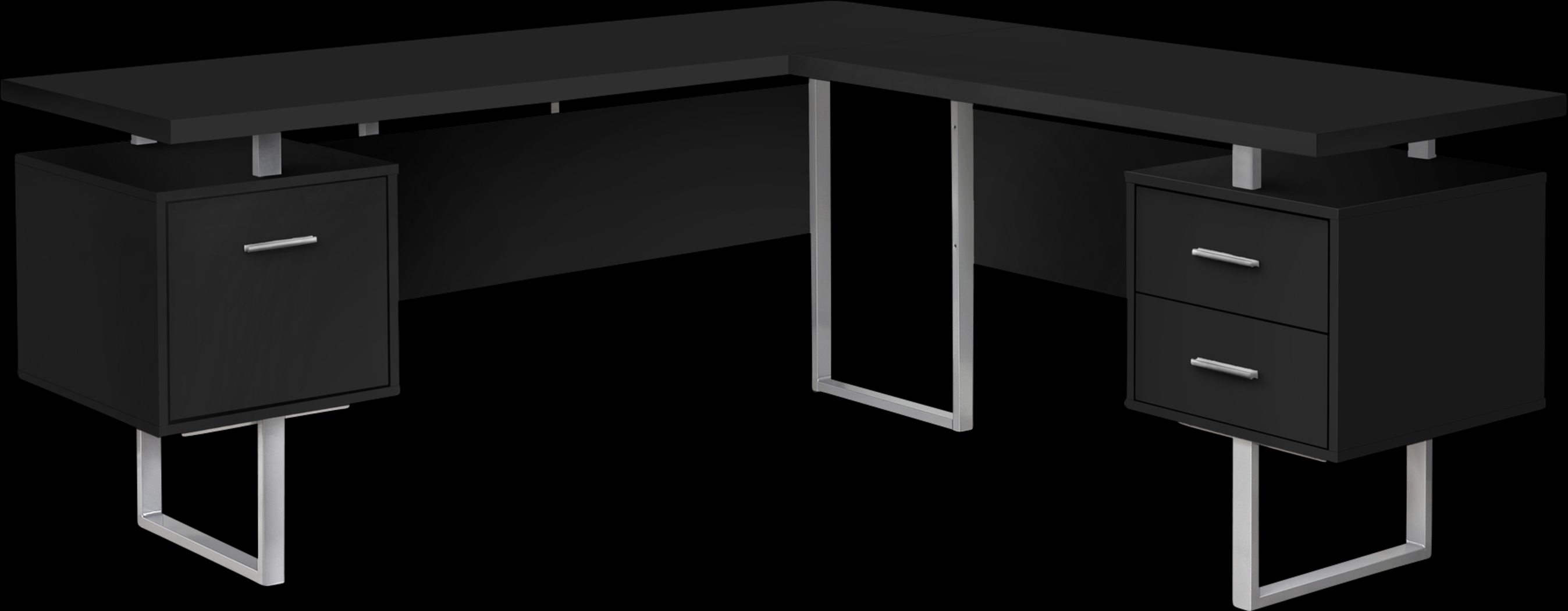 Ammonett Black Desk - Thumbnail - Image 1