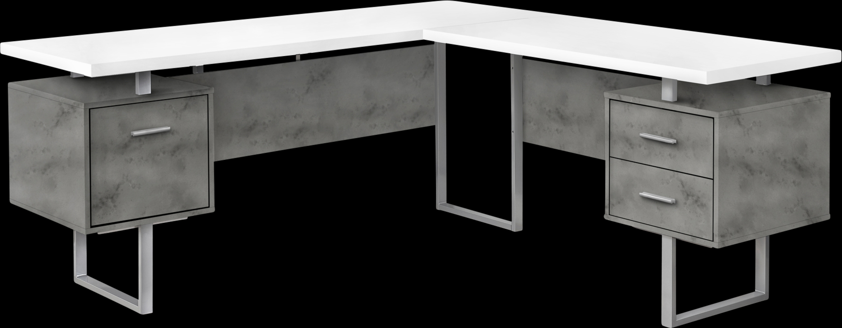 Ammonett Silver Desk - Thumbnail - Image 1