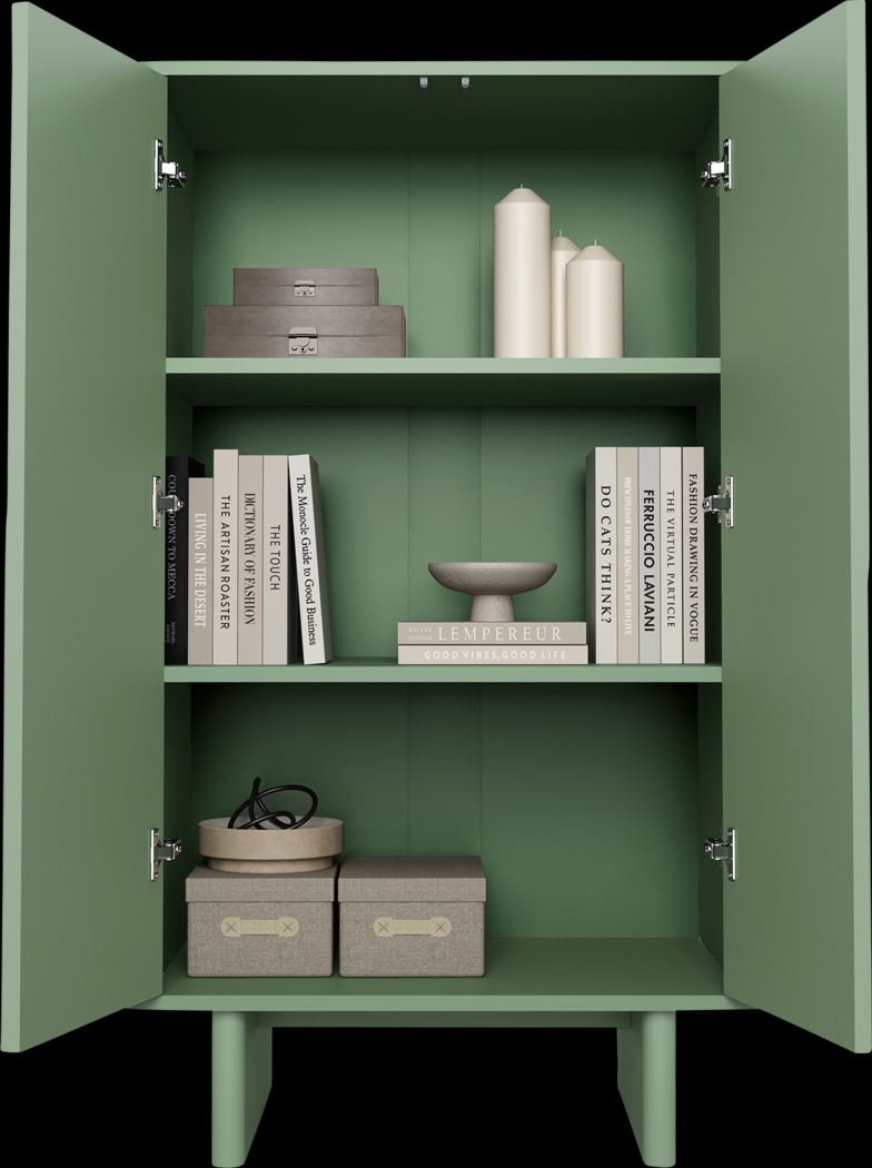 Ammons Green Accent Cabinet - Thumbnail - Image 12