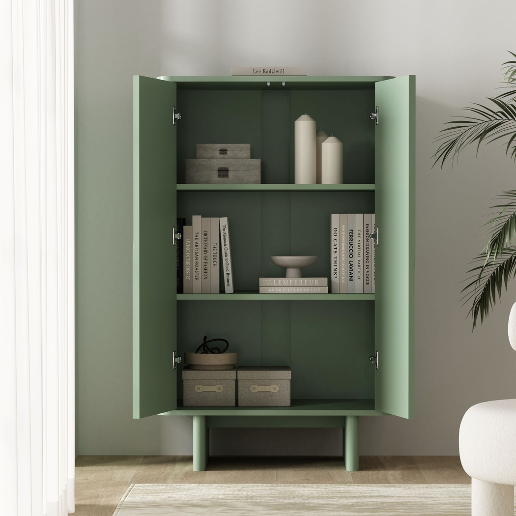 Ammons Green Accent Cabinet - Thumbnail - Image 3
