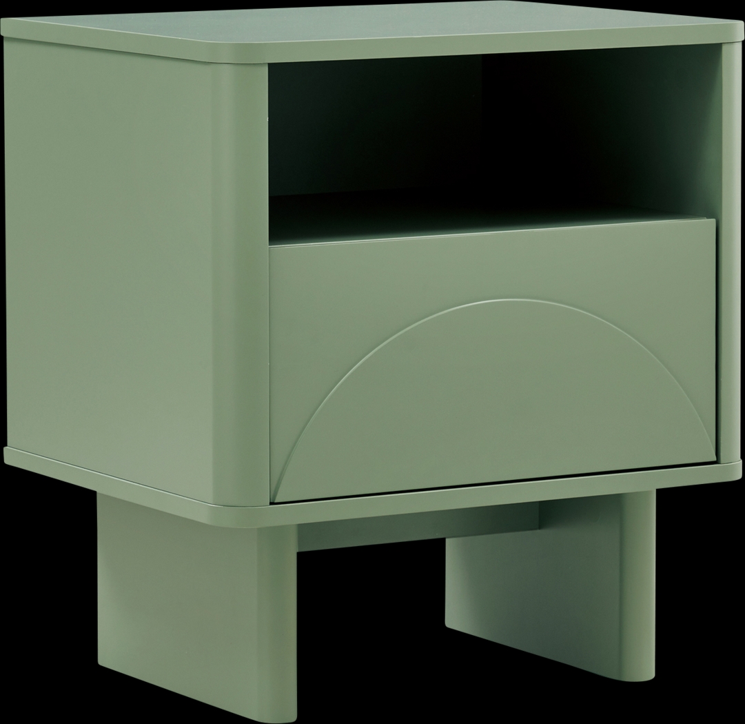 Ammons Green Nightstand - Thumbnail - Image 1