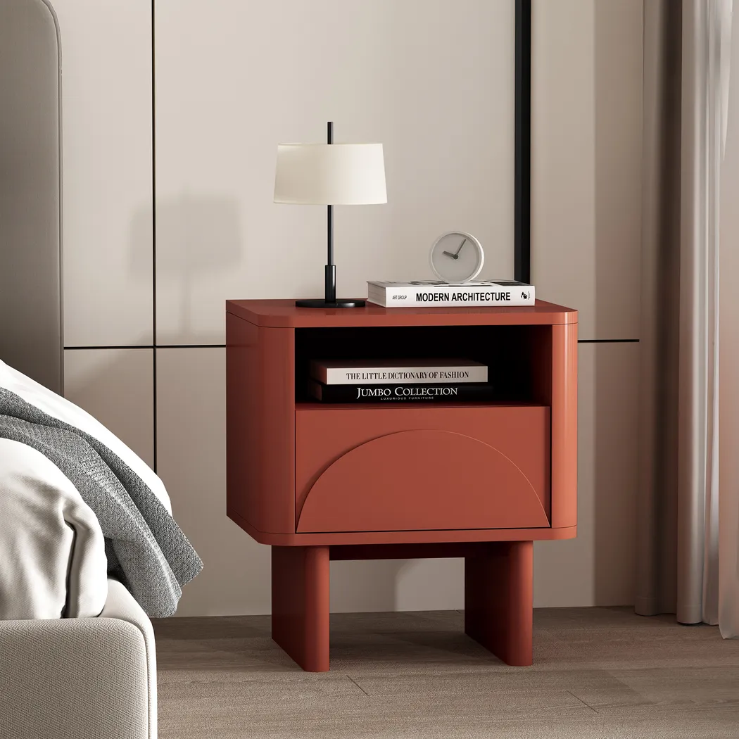 Ammons Terracotta Nightstand - Thumbnail - Image 2