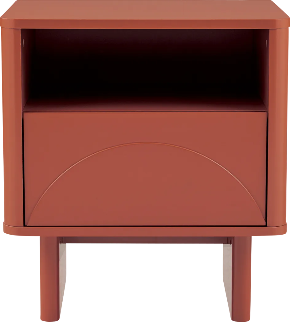 Ammons Terracotta Nightstand - Thumbnail - Image 3