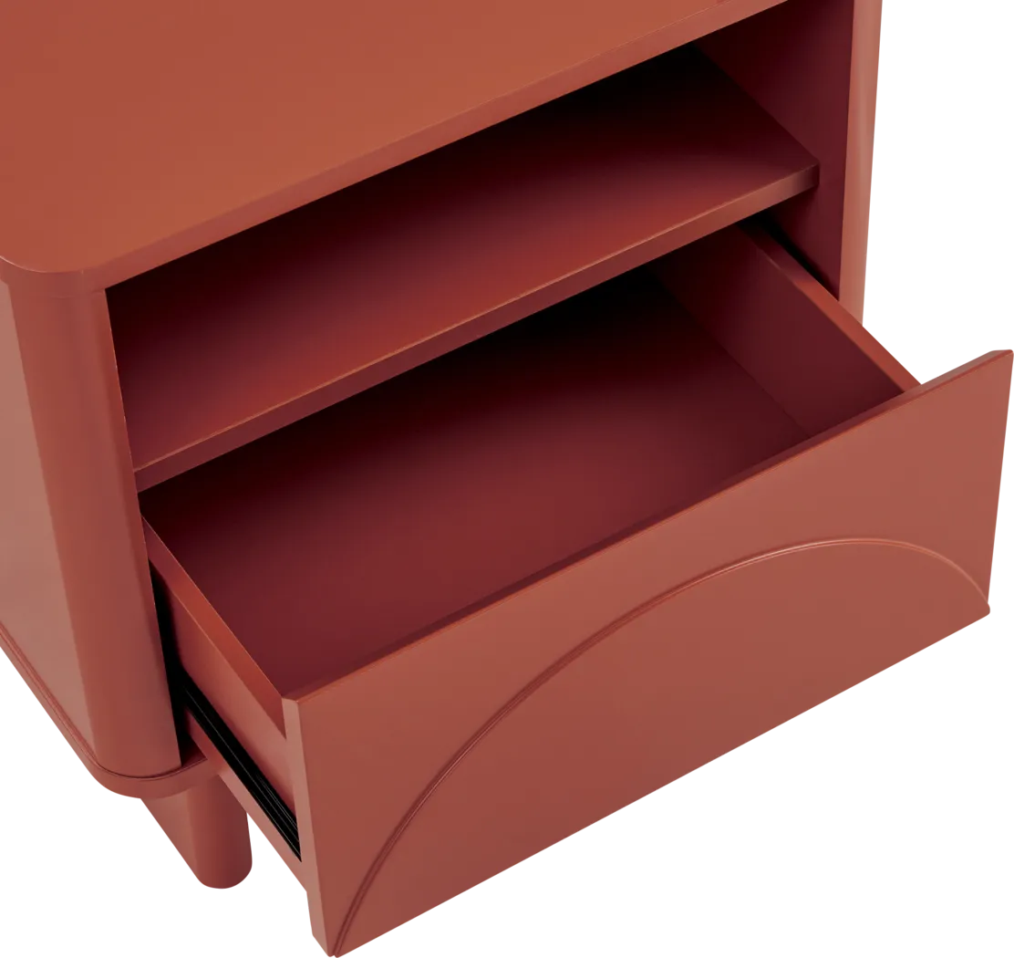 Ammons Terracotta Nightstand - Thumbnail - Image 6