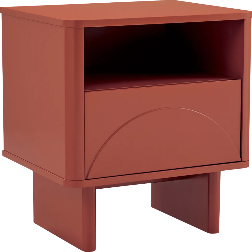 Ammons Terracotta Nightstand - Thumbnail - Image 1