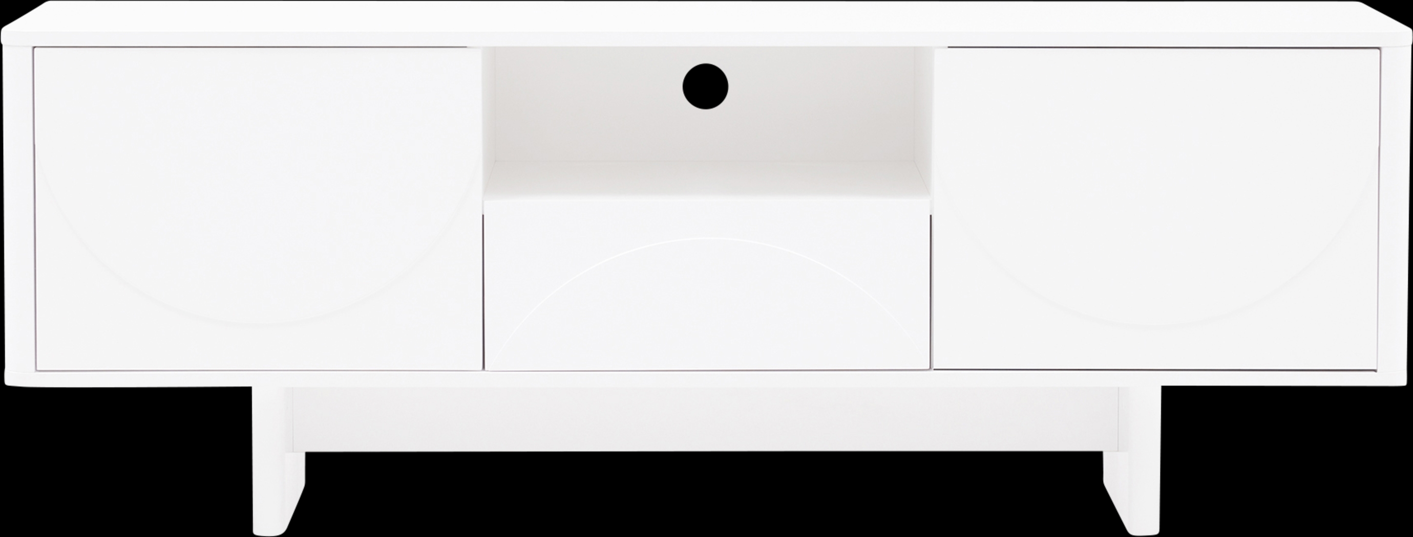 Ammons White 59.5 in. Console - Thumbnail - Image 4
