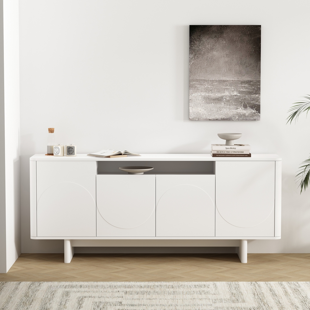 Ammons White Sideboard - Thumbnail - Image 2