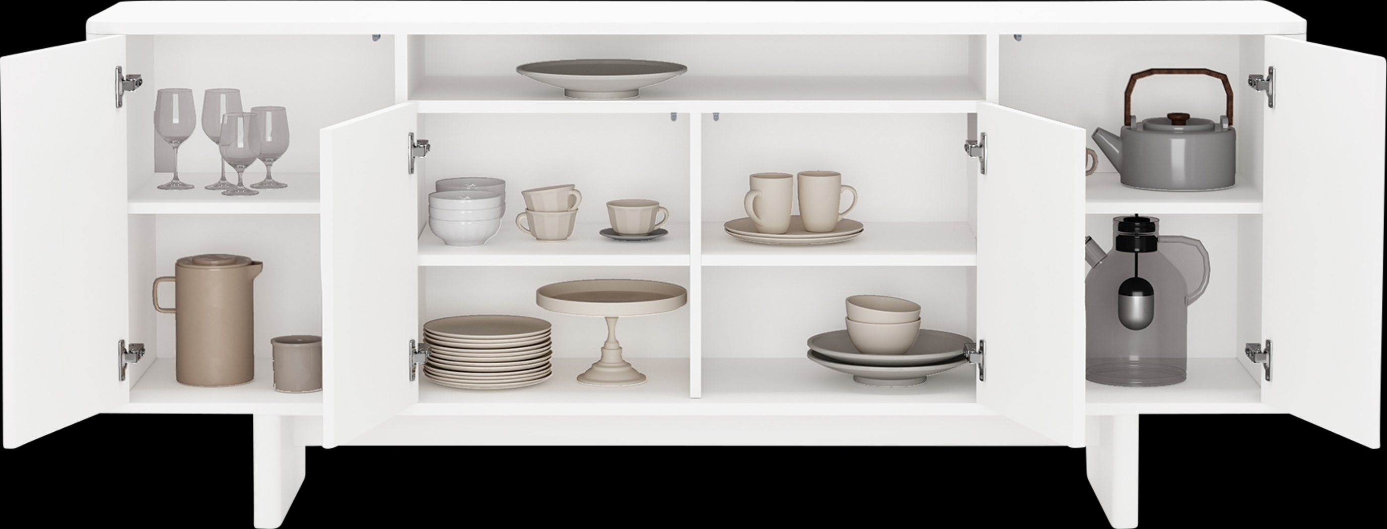 Ammons White Sideboard - Thumbnail - Image 12