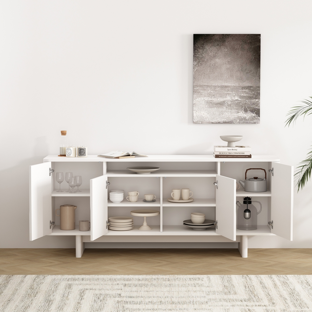 Ammons White Sideboard - Thumbnail - Image 3
