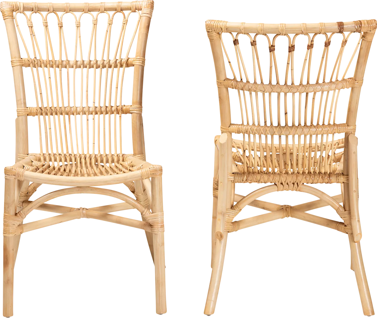 Amniora Brown Side Chair Set of 2 - Thumbnail - Image 3