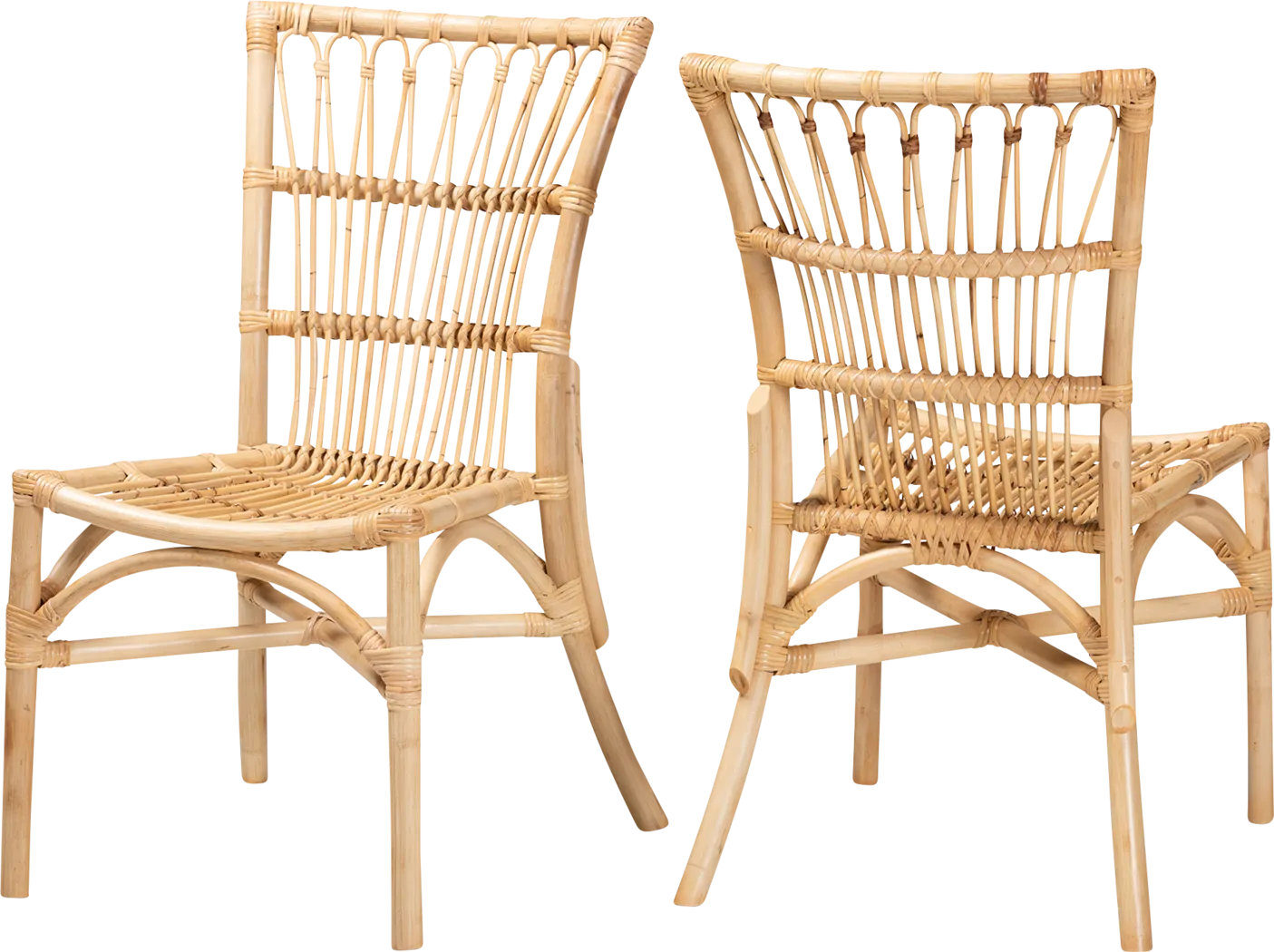 Amniora Brown Side Chair Set of 2 - Thumbnail - Image 1