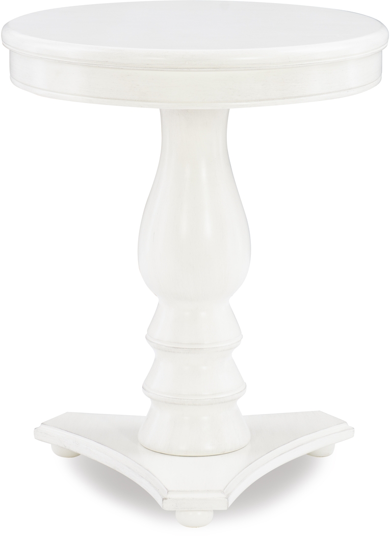 Amorette White Accent Table - Thumbnail - Image 4