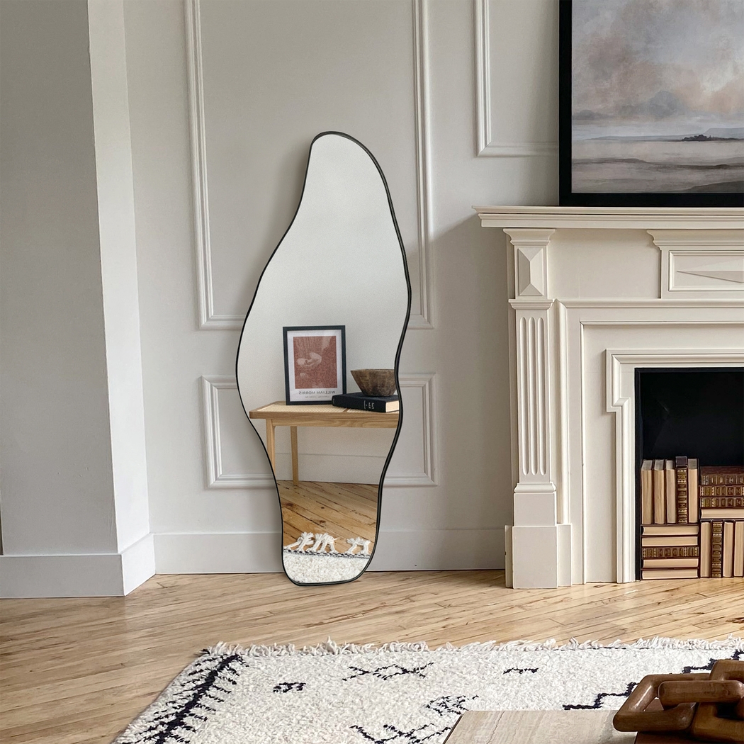 Amoroe I Black Irregular Mirror - Thumbnail - Image 2