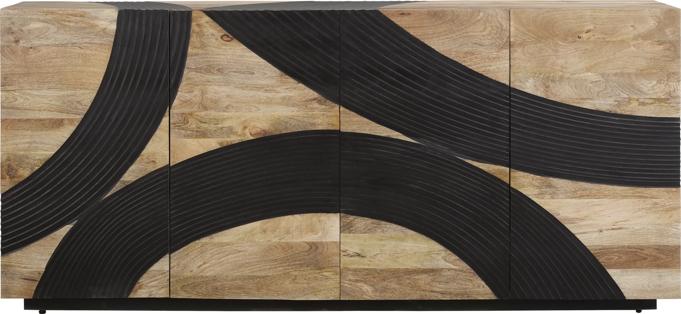 Amory Dark Brown 80 in. Credenza - Thumbnail - Image 1