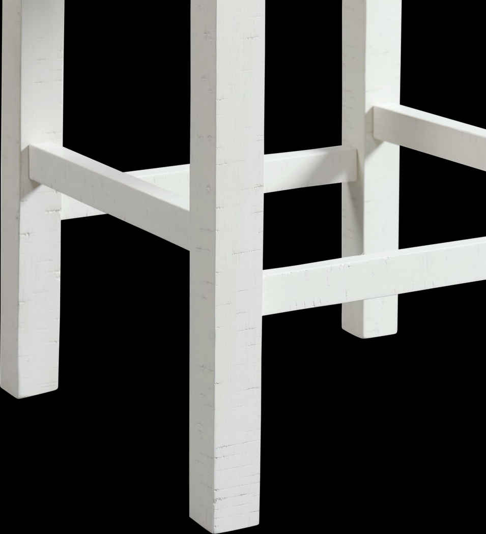 Ampezo White Bar Table with Stools - Thumbnail - Image 10