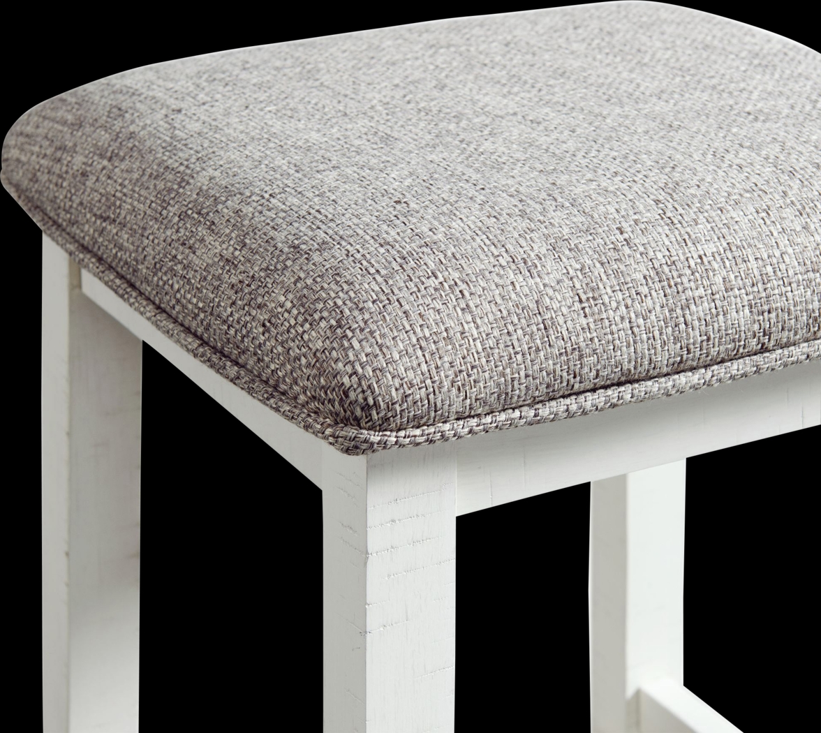 Ampezo White Bar Table with Stools - Thumbnail - Image 11