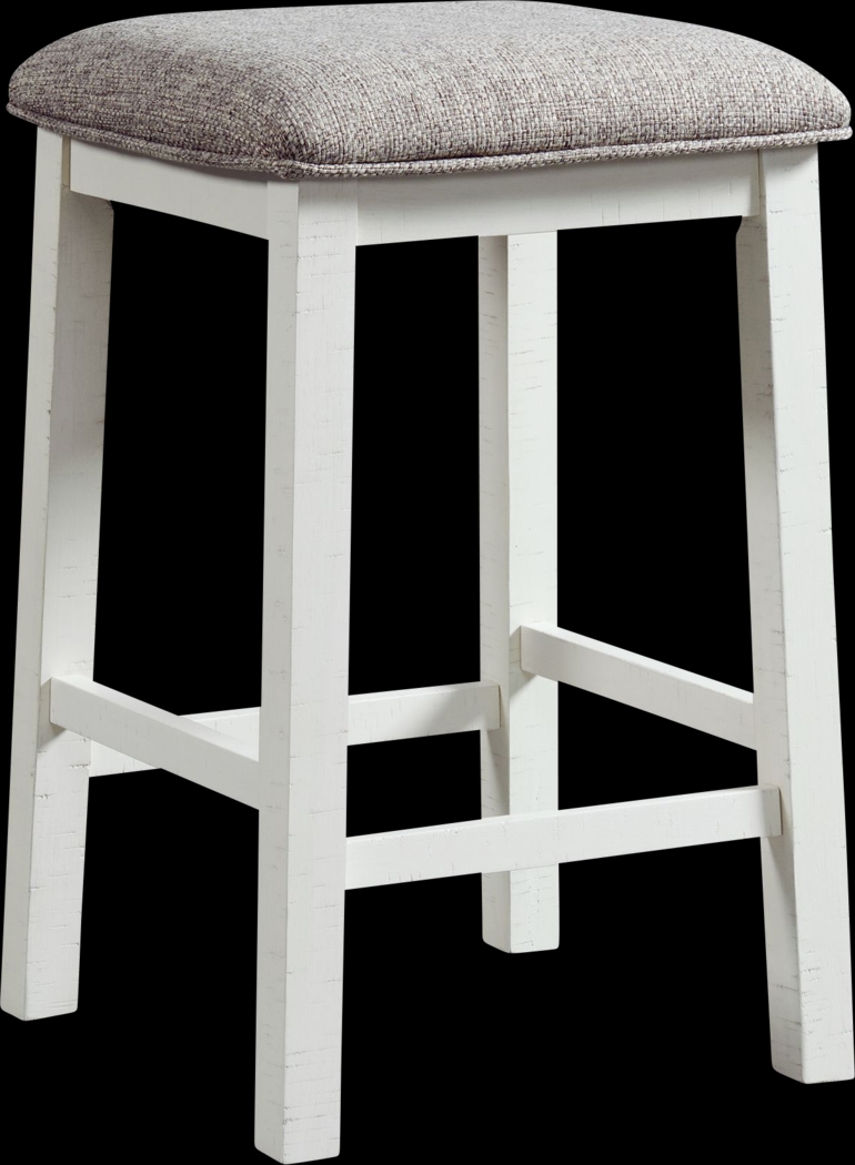 Ampezo White Bar Table with Stools - Thumbnail - Image 4