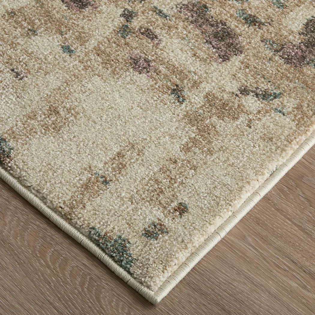 Amphebe Taupe 2'6 x 7'3 Runner Rug - Thumbnail - Image 2