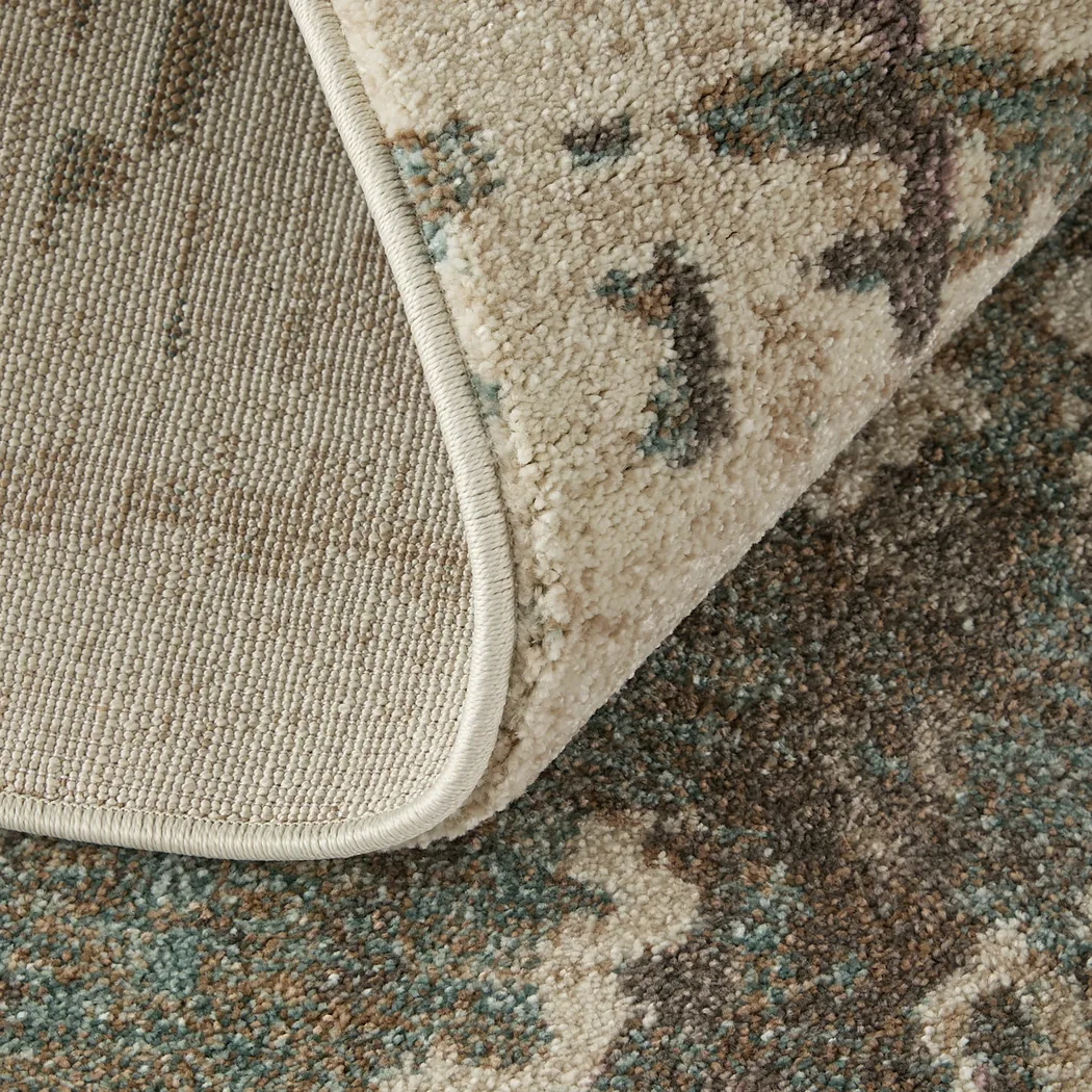 Amphebe Taupe 2'6 x 7'3 Runner Rug - Thumbnail - Image 6