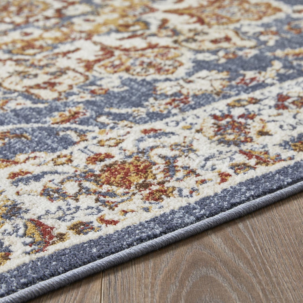 Amrenta Blue 5'3 x 7'3 Area Rug - Thumbnail - Image 2