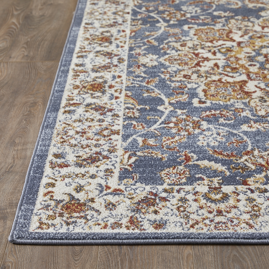 Amrenta Blue 5'3 x 7'3 Area Rug - Thumbnail - Image 3
