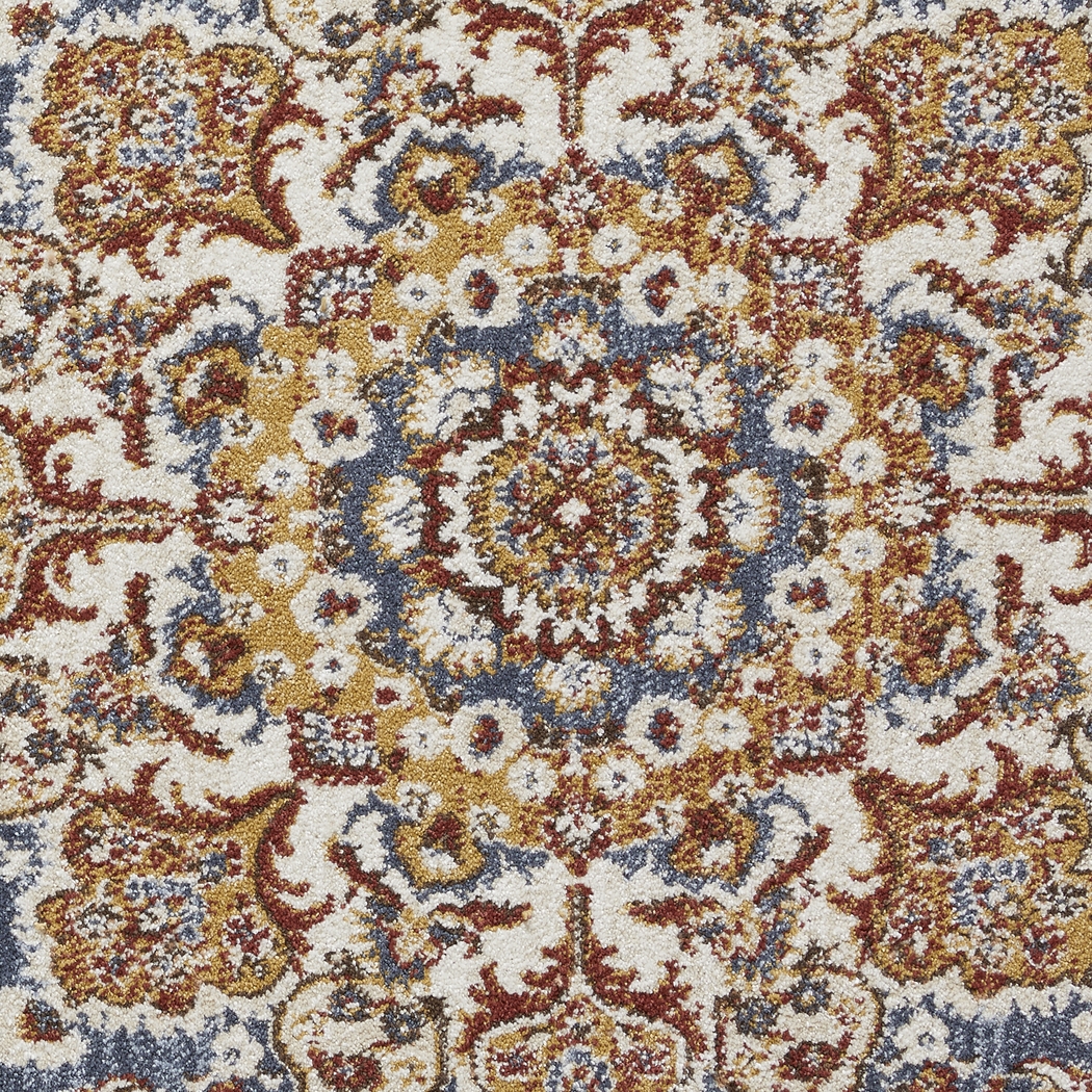 Amrenta Blue 5'3 x 7'3 Area Rug - Thumbnail - Image 4