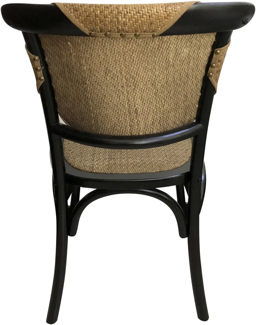 Amroth Black Side Chair, Set of 2 - Thumbnail - Image 3
